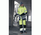 6639 Pantalones largos de trabajo aislantes 37.5® de alta visibiidad clase 2 AllroundWork amarillo/ gris acero